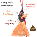 Long Paws PoopPorter - Used Poo Bag Caddie - Infographic
