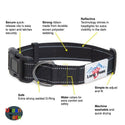 Reflective Dog Collar - Red