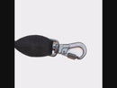 Comfort Rope Lead | SCREW Lock | All Black | 48in / 120cm-3